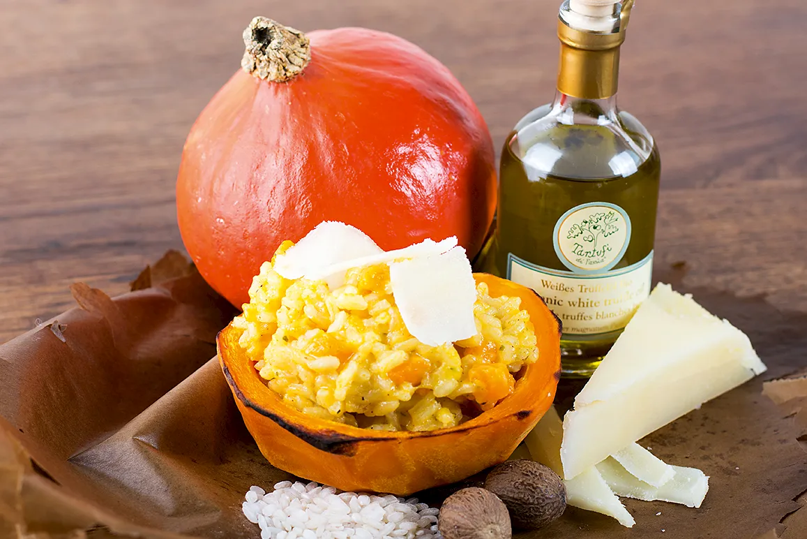 Kürbisrisotto mit Hokkaidokürbis