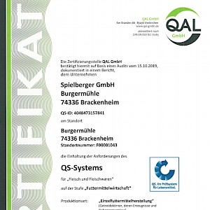 QS Zertifikat Standort Br