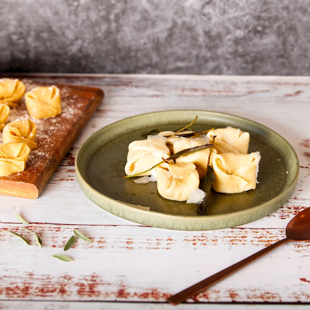 Tortellini mit Parmesan Ricotta F&uuml;llung