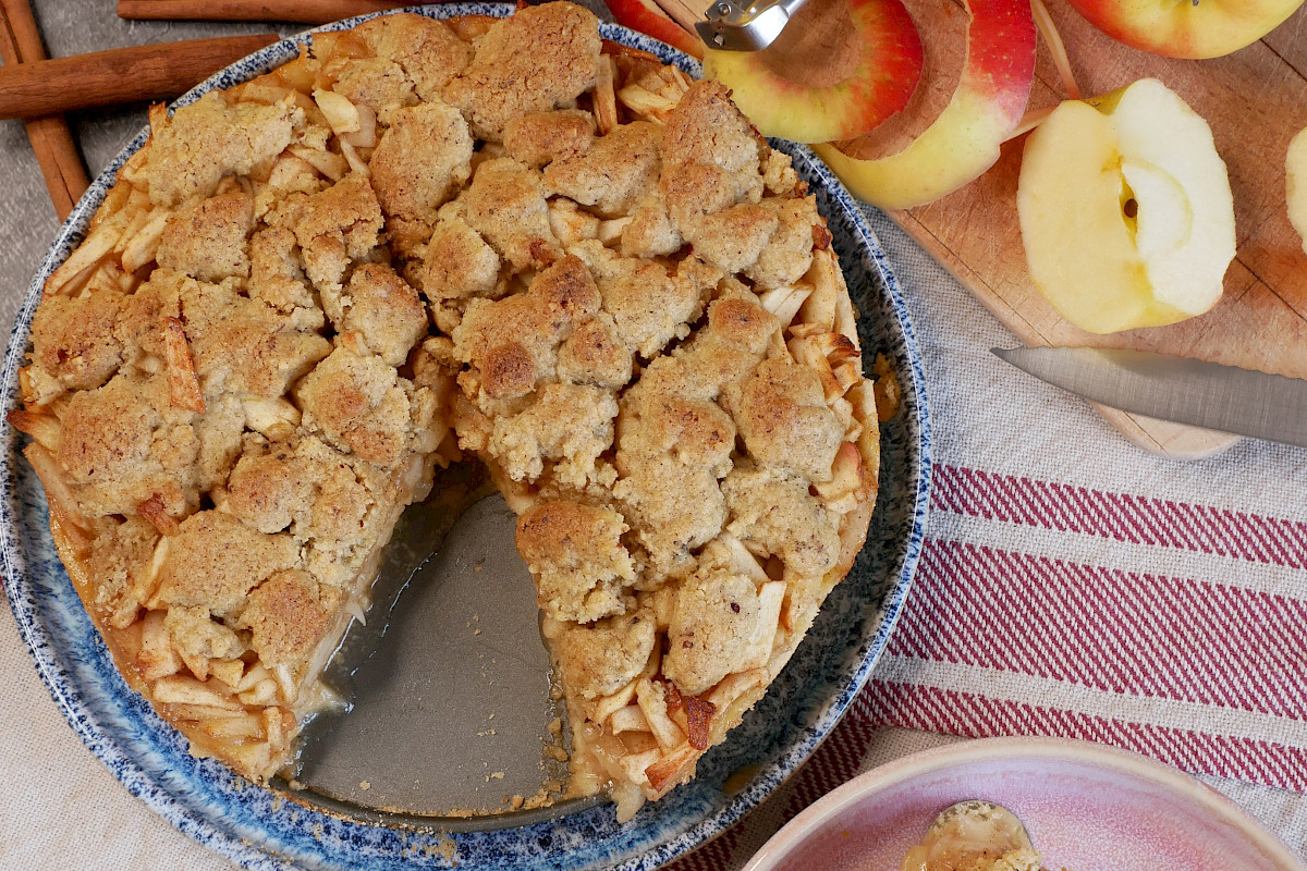 Glutenfreier Apfel-Streusel-Kuchen